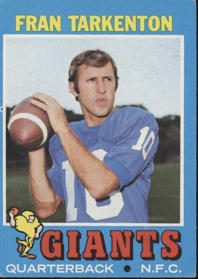 Fran Tarkenton 1971 Topps #120 New York Giants EX #2 - Collector Store LLC