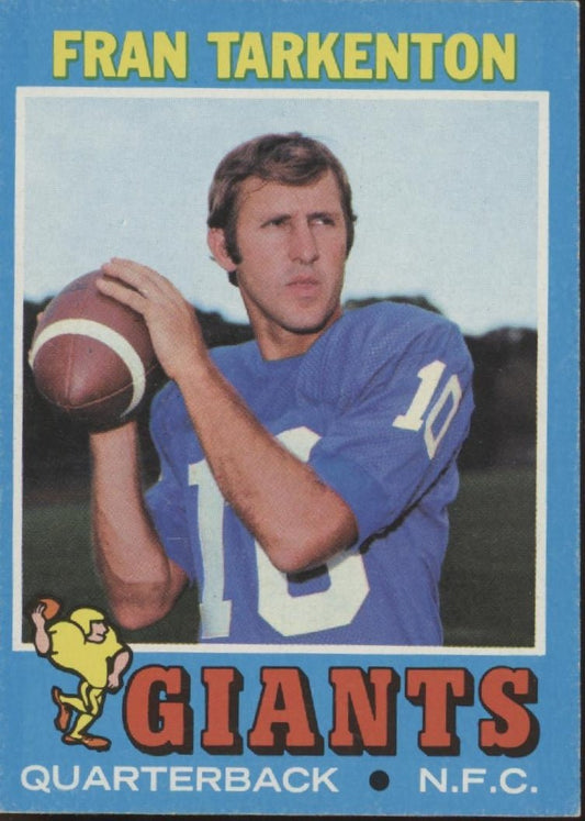 Fran Tarkenton 1971 Topps #120 New York Giants EX - Collector Store LLC