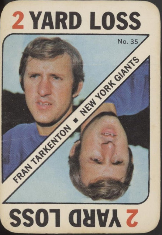 Fran Tarkenton 1971 Topps Game #35 New York Giants EX - Collector Store LLC