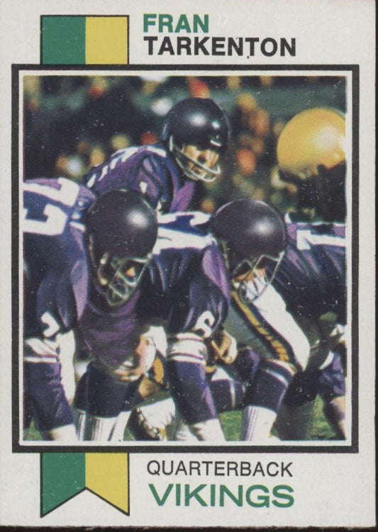 Fran Tarkenton 1973 Topps #60 Minnesota Vikings EX #2 - Collector Store LLC