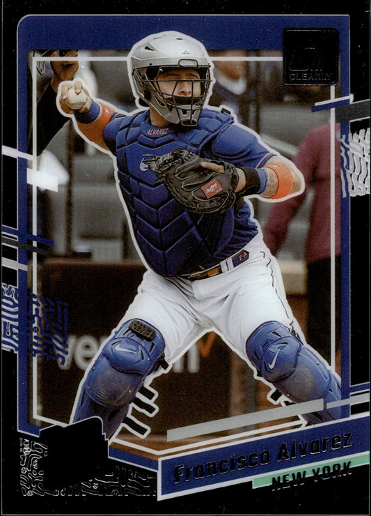 Francisco Alvarez 2023 Panini Chronicles Clearly Donruss Rated Rookie RC #10 - Collector Store LLC
