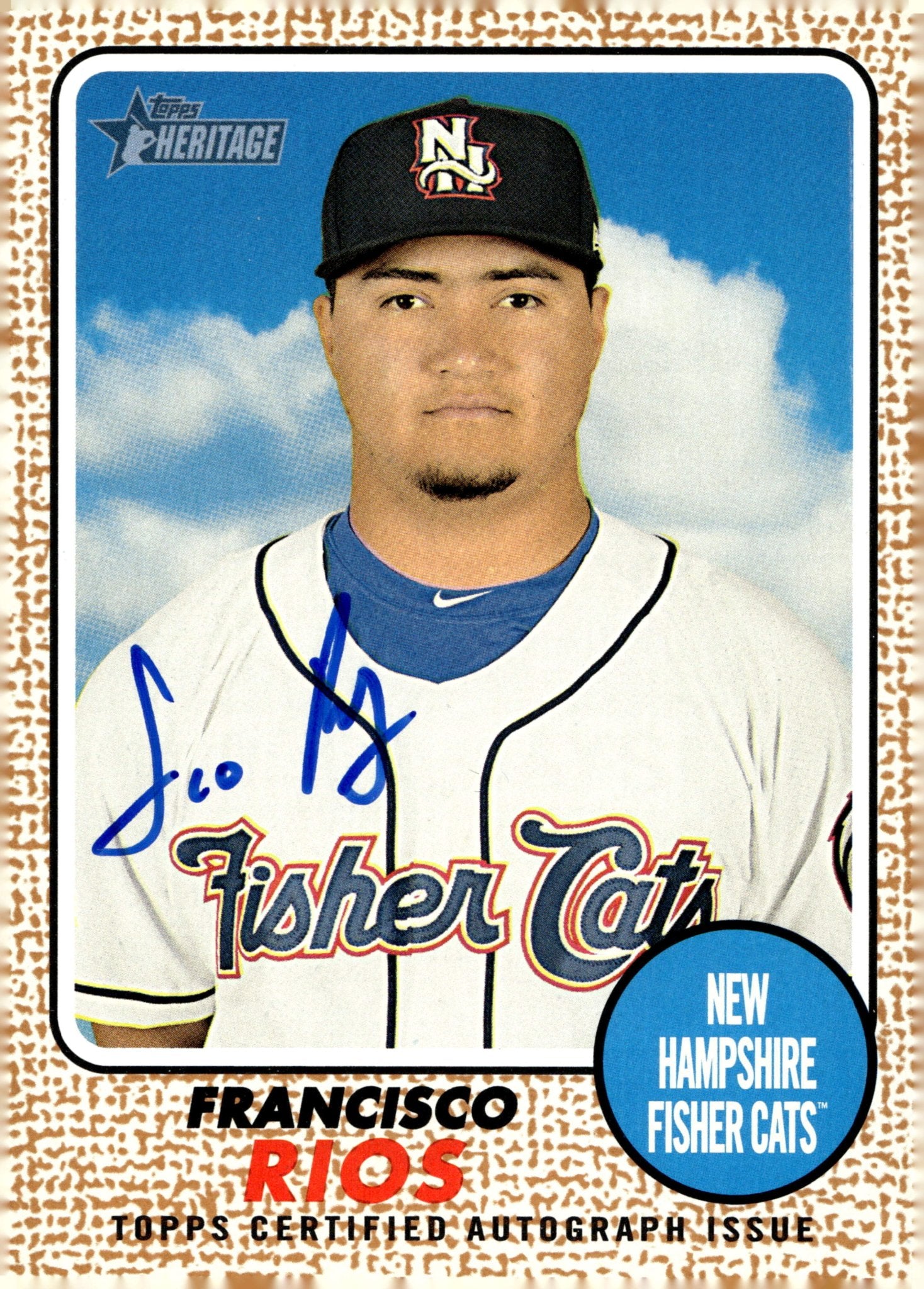Francisco Rios 2017 Topps Heritage Auto #ROA - FRI - Collector Store LLC