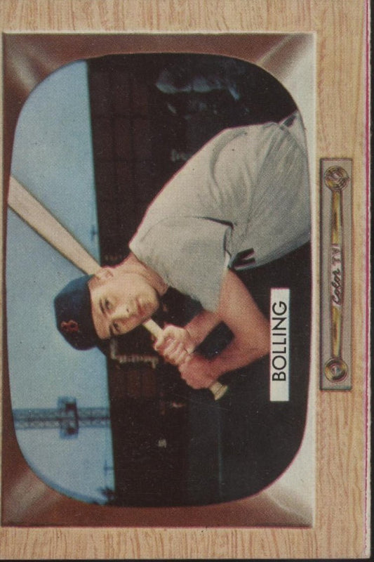 Frank Bolling 1955 Bowman #204A Detroit Tigers EX - Collector Store LLC