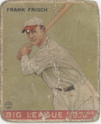 Frank Frisch 1933 Goudey RC #49 St. Louis Cardinals PR - Collector Store LLC