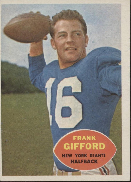 Frank Gifford 1960 Topps #74 New York Giants VG - Collector Store LLC