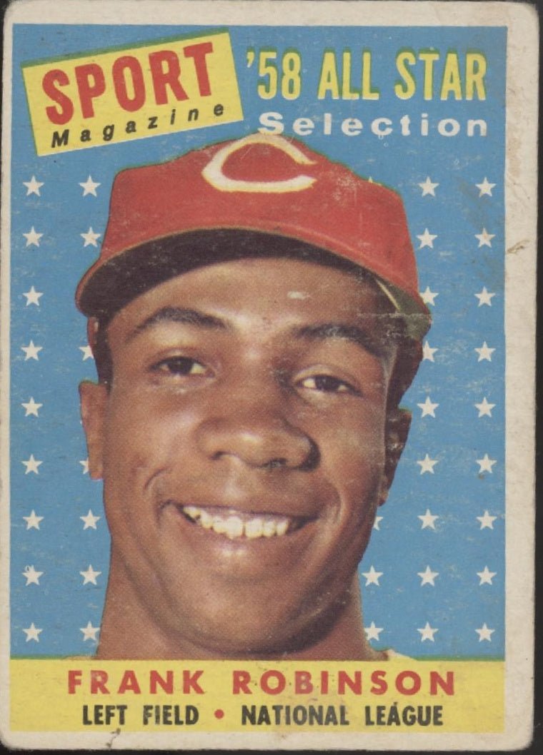 Frank Robinson 1958 Topps #484 Cincinnati Reds PR - Collector Store LLC