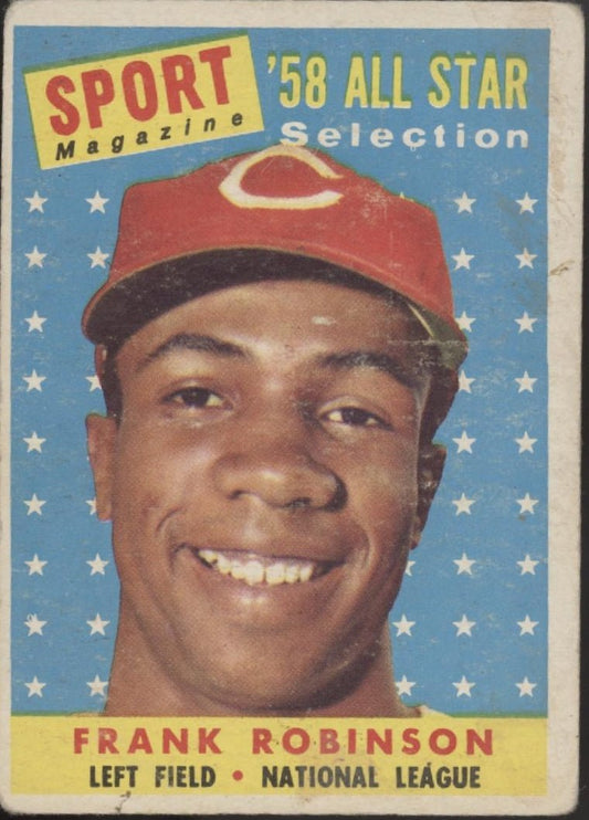 Frank Robinson 1958 Topps #484 Cincinnati Reds PR - Collector Store LLC