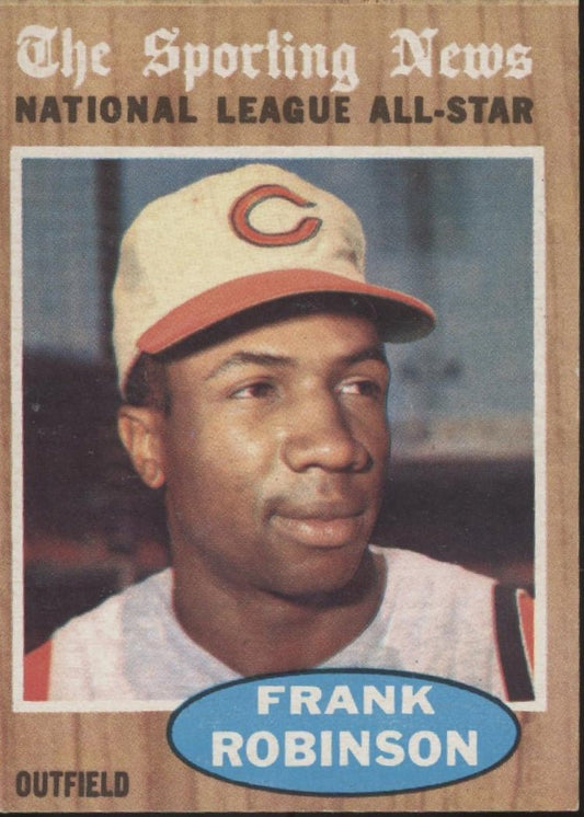 Frank Robinson 1962 Topps Sporting News #396 Cincinnati Reds VG - EX - Collector Store LLC