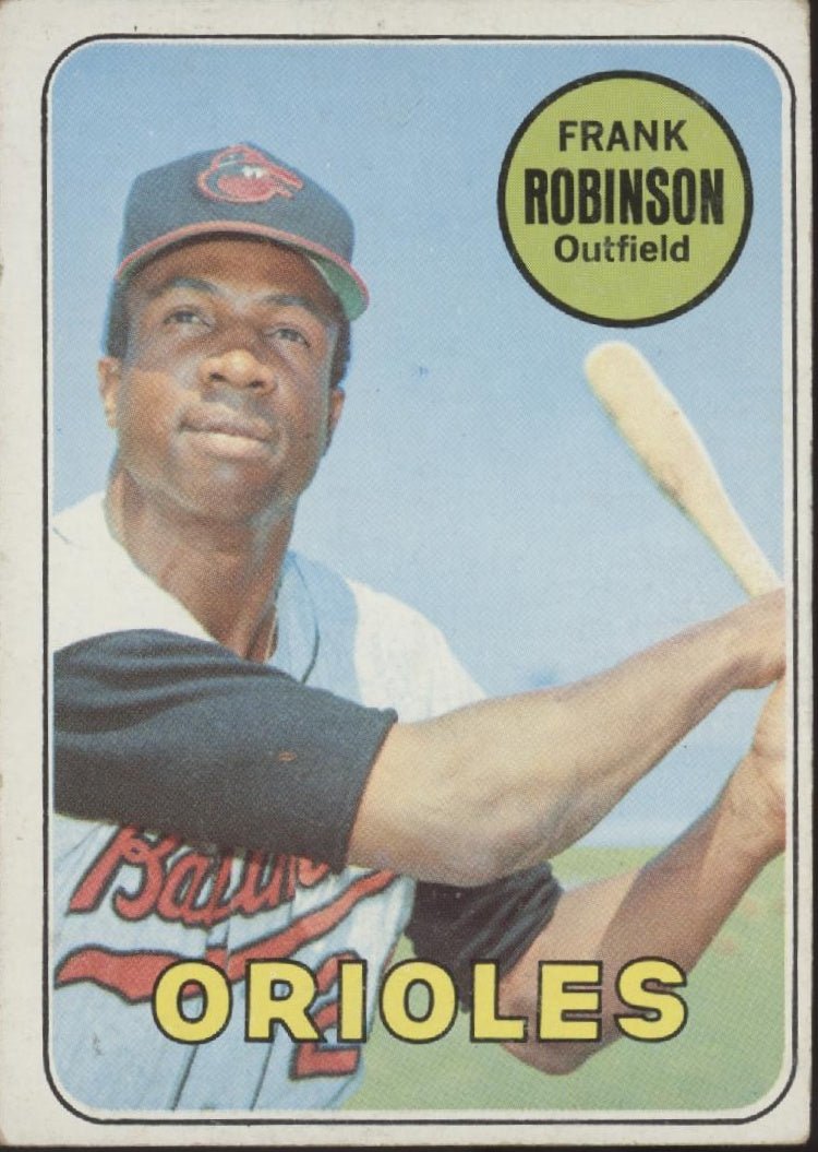 Frank Robinson 1969 Topps #250 Baltimore Orioles VG Marked - Collector Store LLC