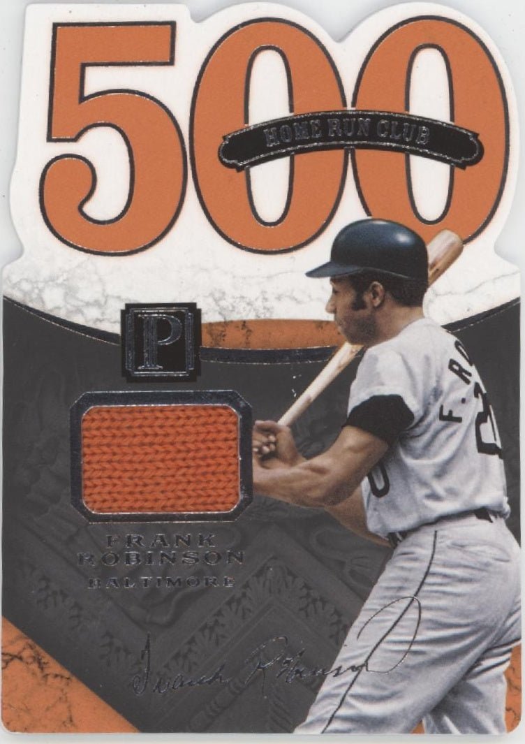 Frank Robinson 2016 Panini Pantheon 500 Home Run Club Swatch 190/199 #8 - Collector Store LLC
