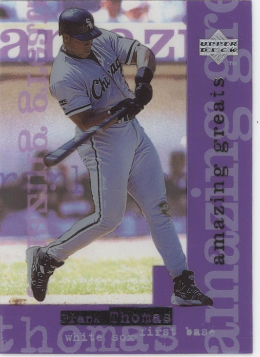 Frank Thomas 1997 Upper Deck Amazing Greats #AG20 - Collector Store LLC