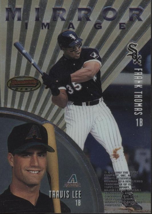 Frank Thomas / Jeff Bagwell 1997 Bowman's Best Mirror Image #M12 - Collector Store LLC