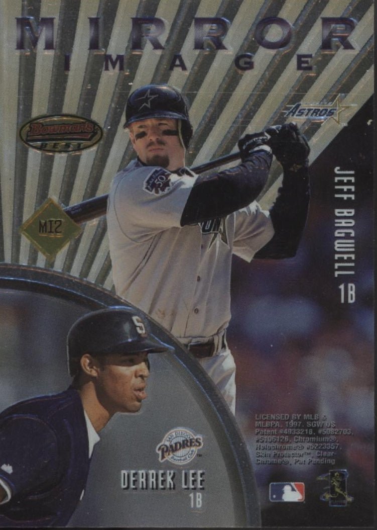 Frank Thomas / Jeff Bagwell 1997 Bowman's Best Mirror Image #M12 - Collector Store LLC