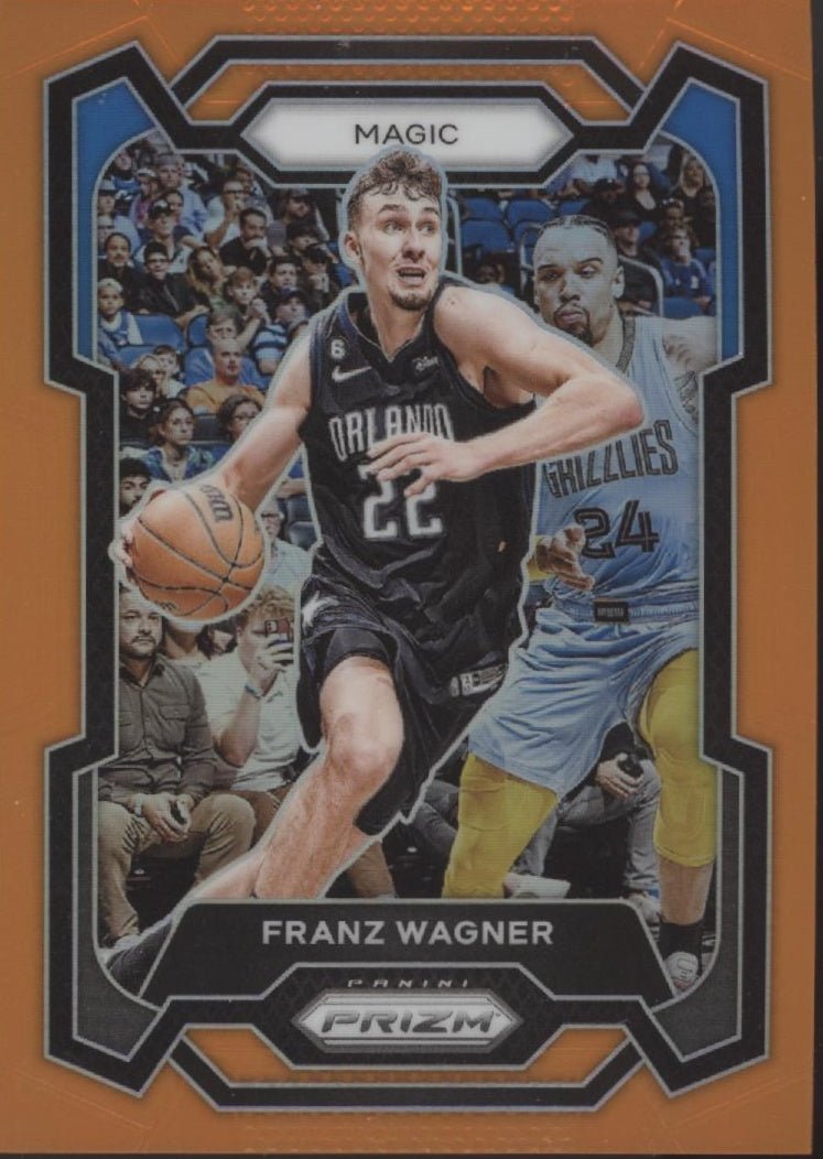 Franz Wagner 2023 - 24 Panini Prizm Orange Prizm 28/49 #1 - Collector Store LLC