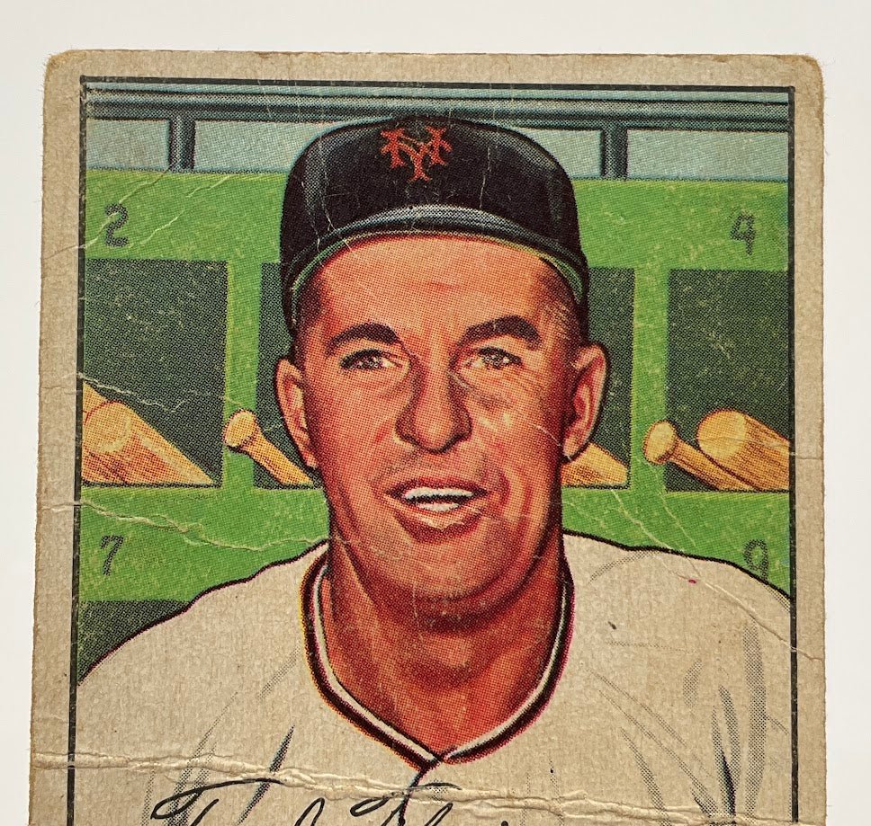 Fred Fitzsimmons 1952 Bowman #234 New York Giants PR - Collector Store LLC