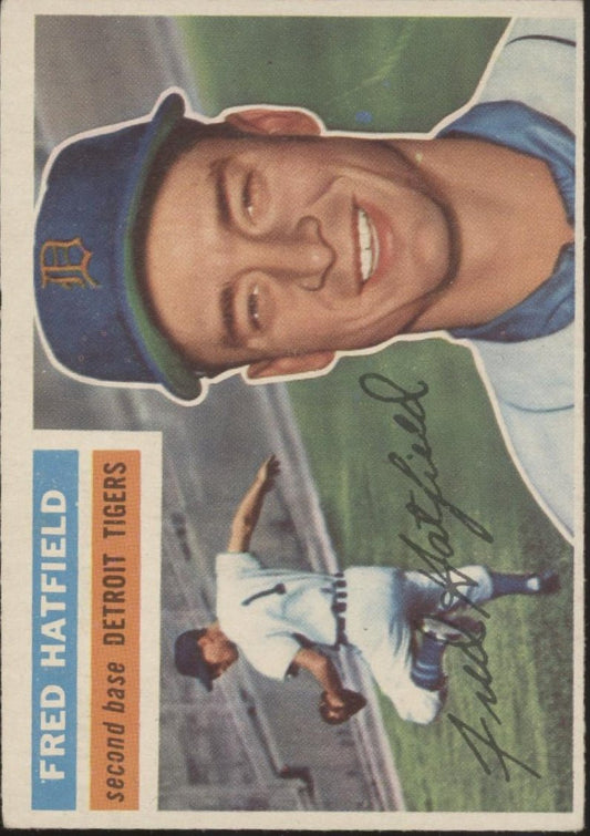 Fred Hatfield 1956 Topps #318 Detroit Tigers VG - EX #2 - Collector Store LLC