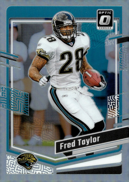 Fred Taylor 2023 Panini Donruss Optic Prizm #82 - Collector Store LLC