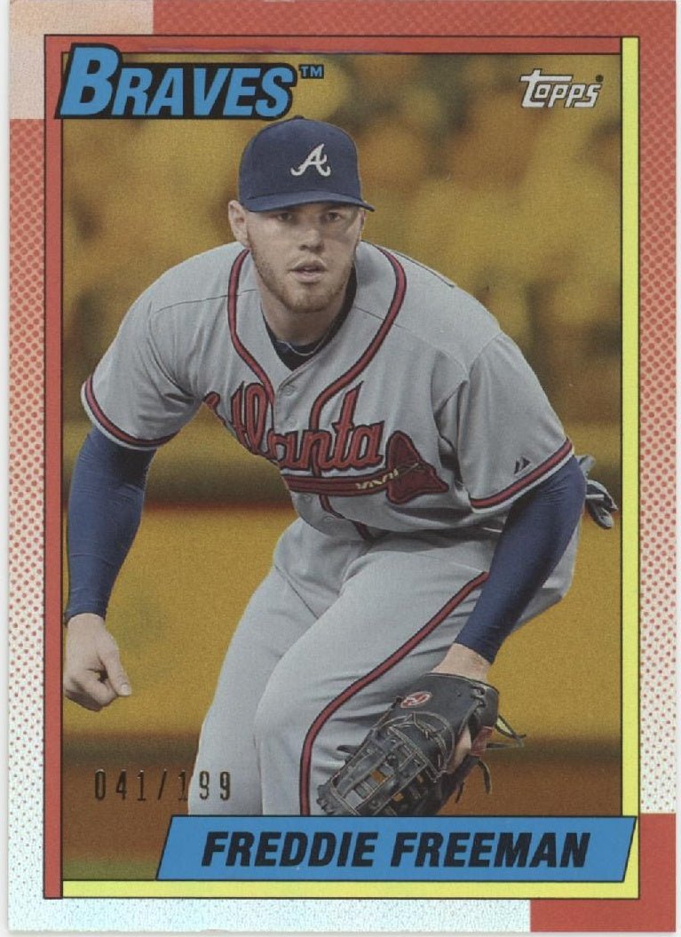 Freddie Freeman 2013 Topps Archives Foil 041/199 172 - Collector Store LLC