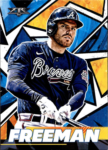 Freddie Freeman 2021 Topps Fire #43 - Collector Store LLC