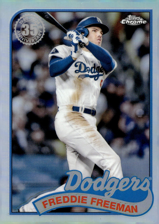 Freddie Freeman 2024 Topps Chrome 35th Anniversary Refractor #89CU - 16 - Collector Store LLC