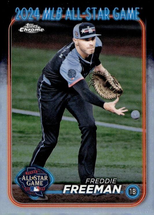Freddie Freeman 2024 Topps Chrome All Star Game Refractor ASGC - 45 - Collector Store LLC