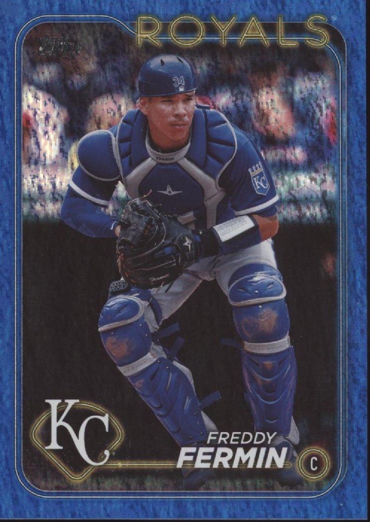 Freddy Fermin 2024 Topps Update Series Blue Shimmer Foil 265/999 #US36 - Collector Store LLC