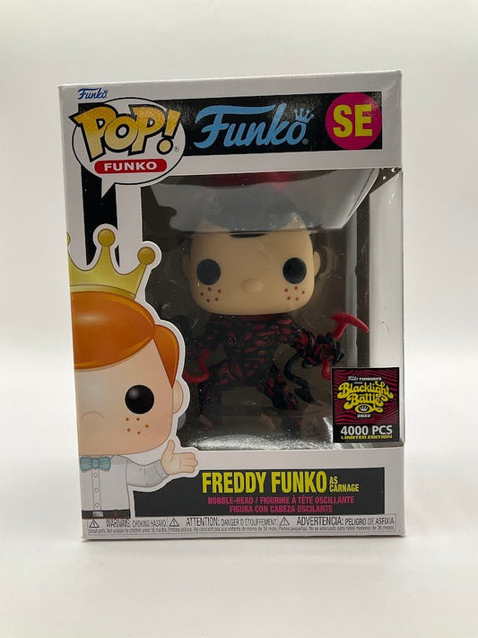 Freddy Funko as Carnage Funko Pop! SE Blacklight Battle 2022 4000 PCS - Collector Store LLC