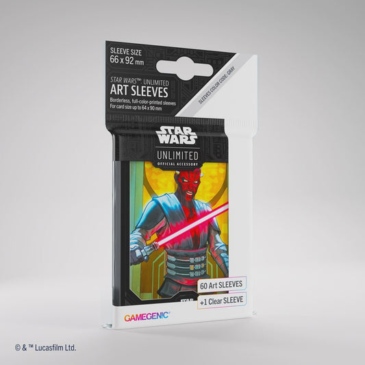 Gamegenic: Star Wars Unlimited Art Sleeves (Darth Maul) - Collector Store LLC