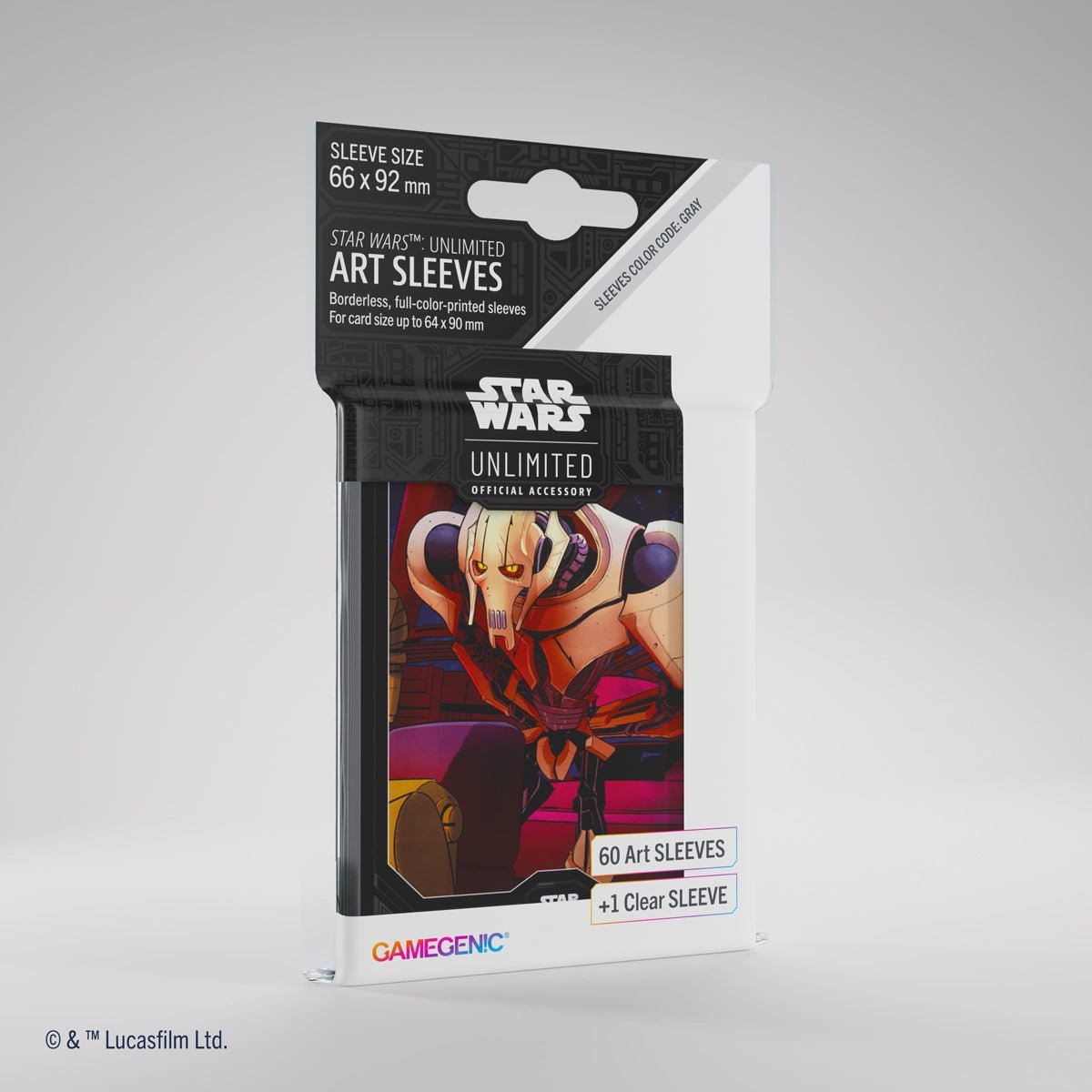 Gamegenic: Star Wars Unlimited Art Sleeves (General Grievous) *Expected Release Date 11 - 08 - 2024* - Collector Store LLC