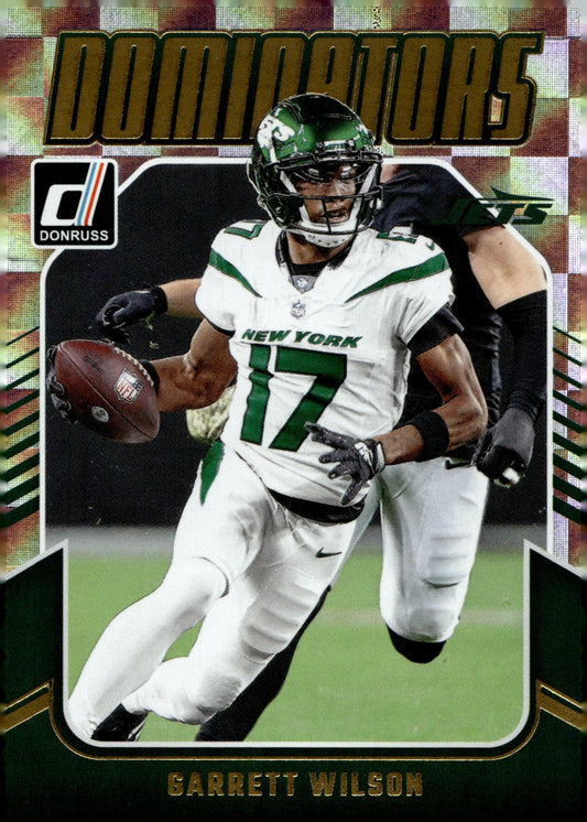Garrett Wilson 2024 Panini Donruss Dominators #22 - Collector Store LLC