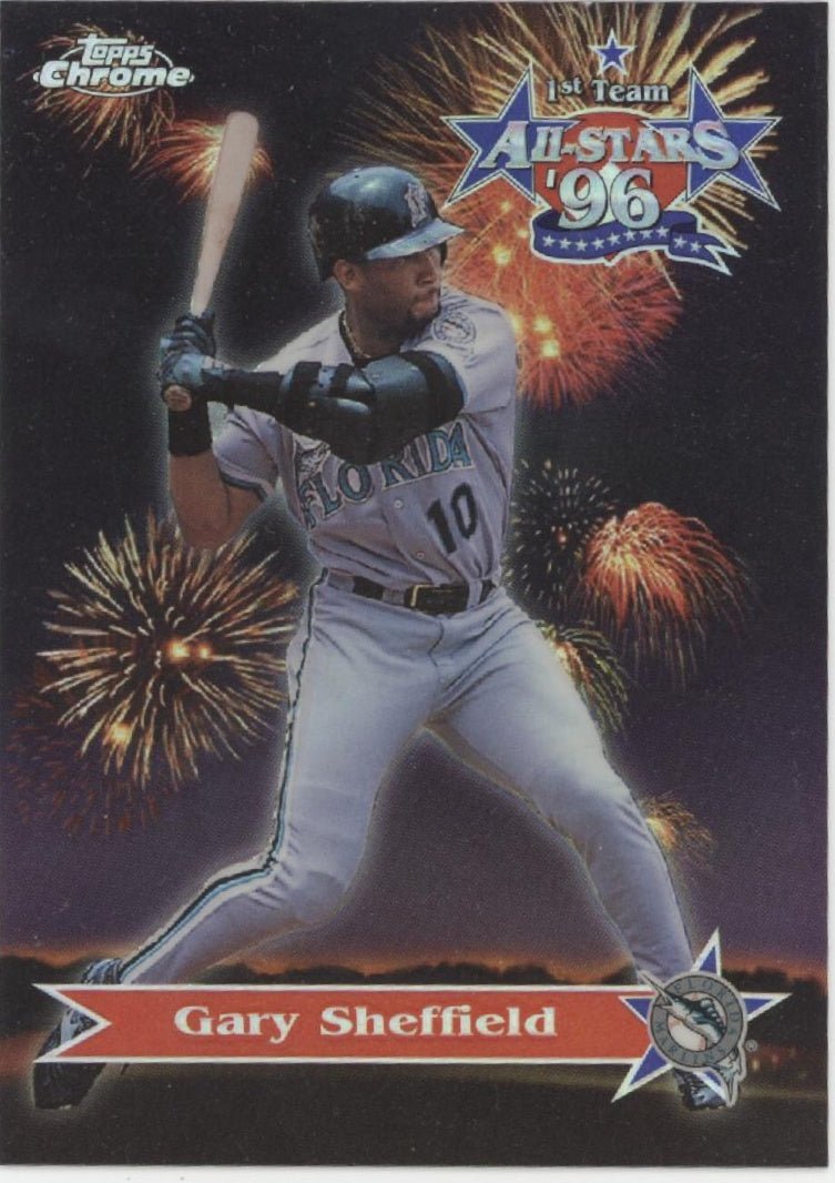 Gary Sheffield 1997 Topps Chrome 1st Team All - Stars #AS16 - Collector Store LLC