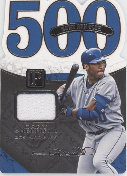 Gary Sheffield 2016 Panini Pantheon 500 Home Run Club Swatch 094/199 #21 - Collector Store LLC