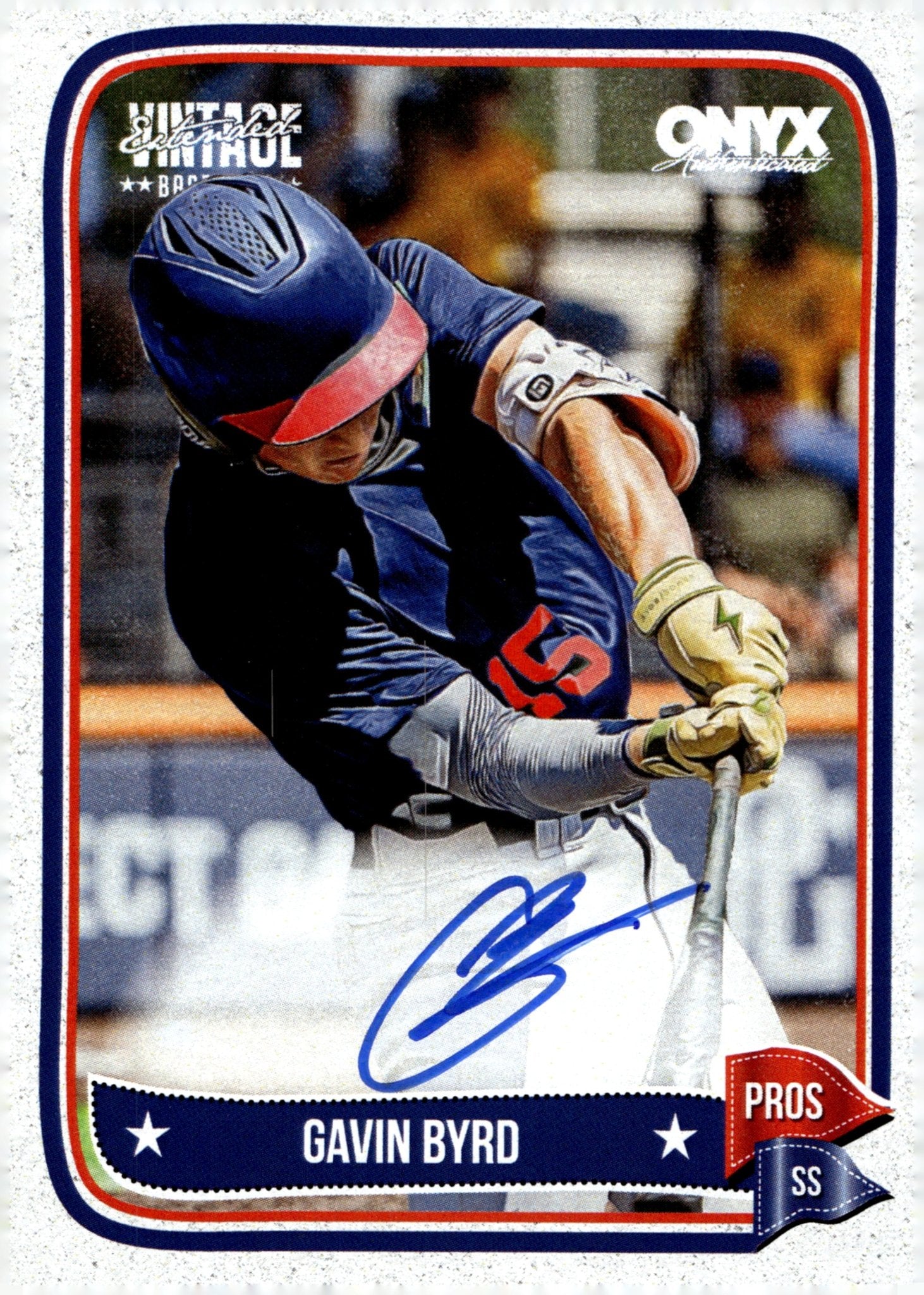 Gavin Byrd 2024 Onyx Vintage Extended Auto VAGABY - Collector Store LLC