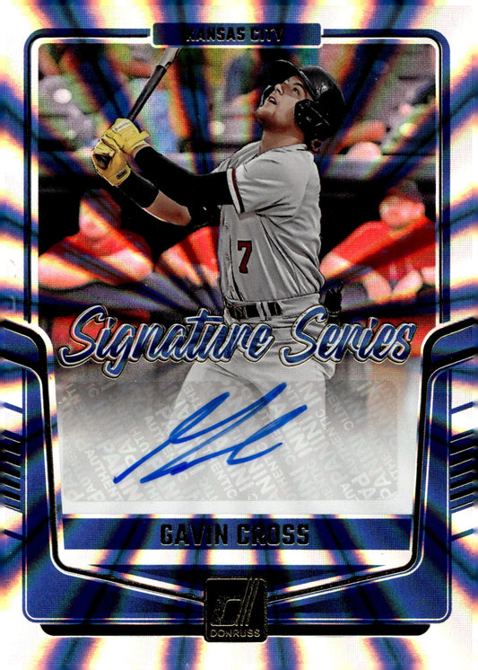 Gavin Cross 2024 Panini Donruss Signature Series Auto #SS - GC - Collector Store LLC