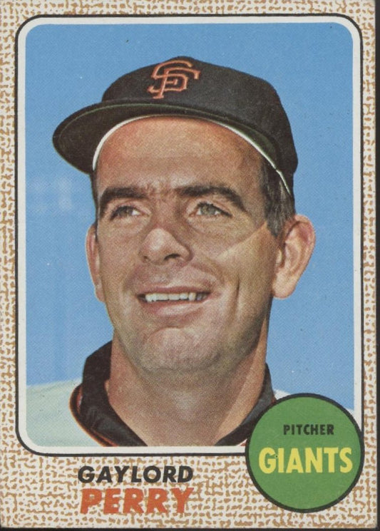 Gaylord Perry 1968 Topps #85 San Francisco Giants VG #1 - Collector Store LLC