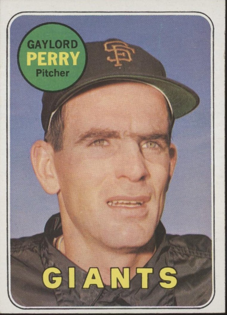 Gaylord Perry 1969 Topps #485 San Francisco Giants EX - Collector Store LLC