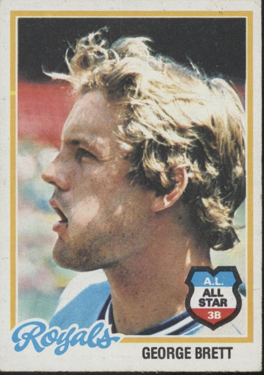 George Brett 1978 Topps #100 Kansas City Royals EX - Collector Store LLC