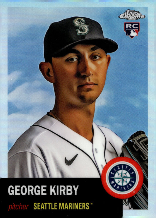 George Kirby 2022 Topps Chrome Platinum Refractor RC 460 - Collector Store LLC