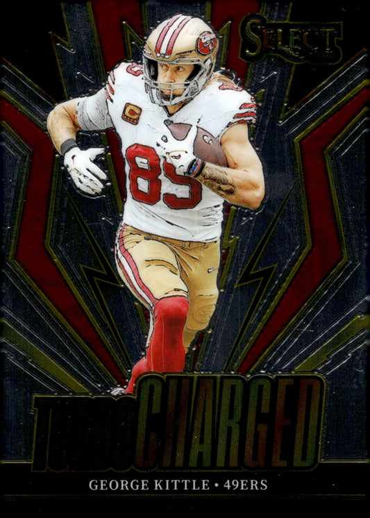 George Kittle 2023 Panini Select Turbo Charged #TUR - GKI - Collector Store LLC