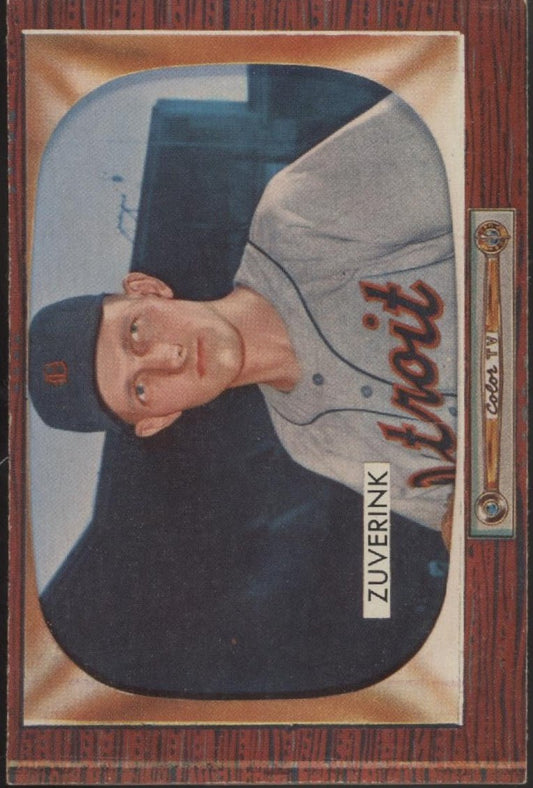 George Zuverink 1955 Bowman #92 Detroit Tigers VG - EX #2 - Collector Store LLC