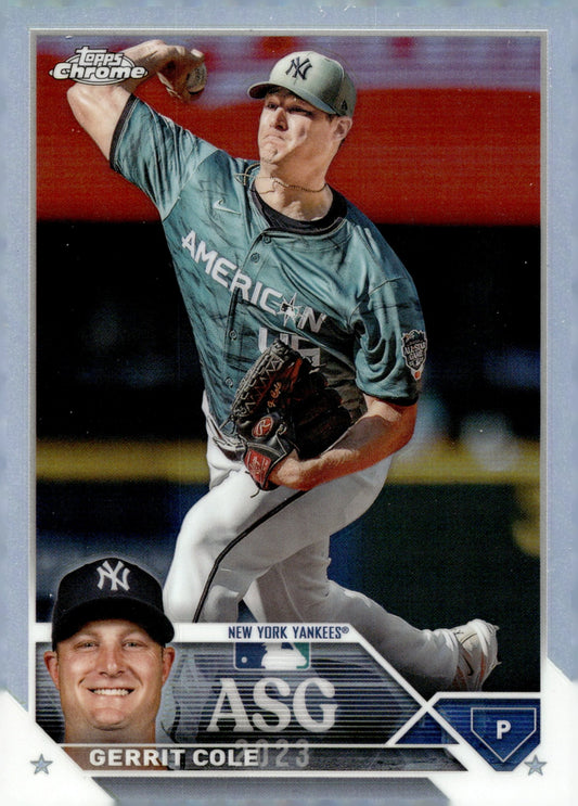 Gerrit Cole 2023 Topps Chrome All Star Game Refractor ASGC - 13 - Collector Store LLC