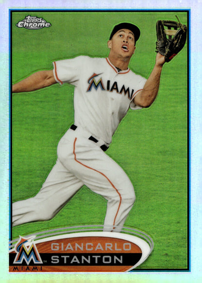 Giancarlo Stanton 2012 Topps Chrome Refractor 32 - Collector Store LLC