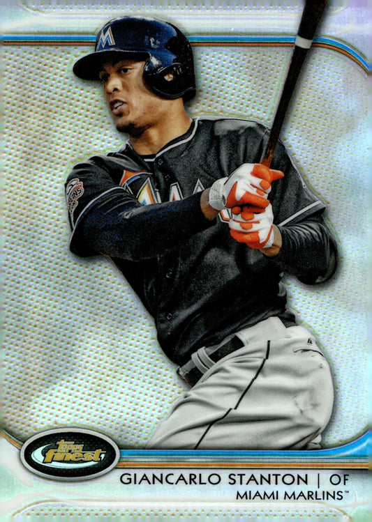 Giancarlo Stanton 2012 Topps Finest Refractor #9 - Collector Store LLC