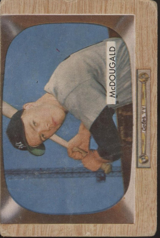 Gil McDougald 1955 Bowman #9 New York Yankees VG #2 - Collector Store LLC