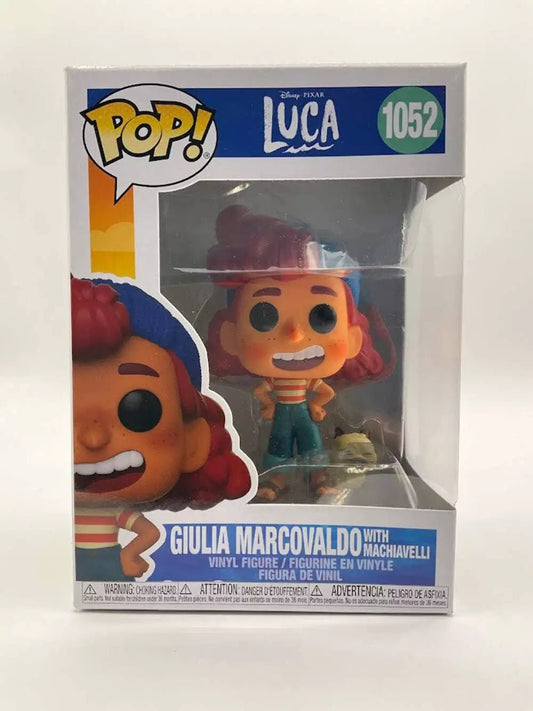 Giulia Marcovaldo with Machiavelli Funko Pop! Luca #1052 - Collector Store LLC