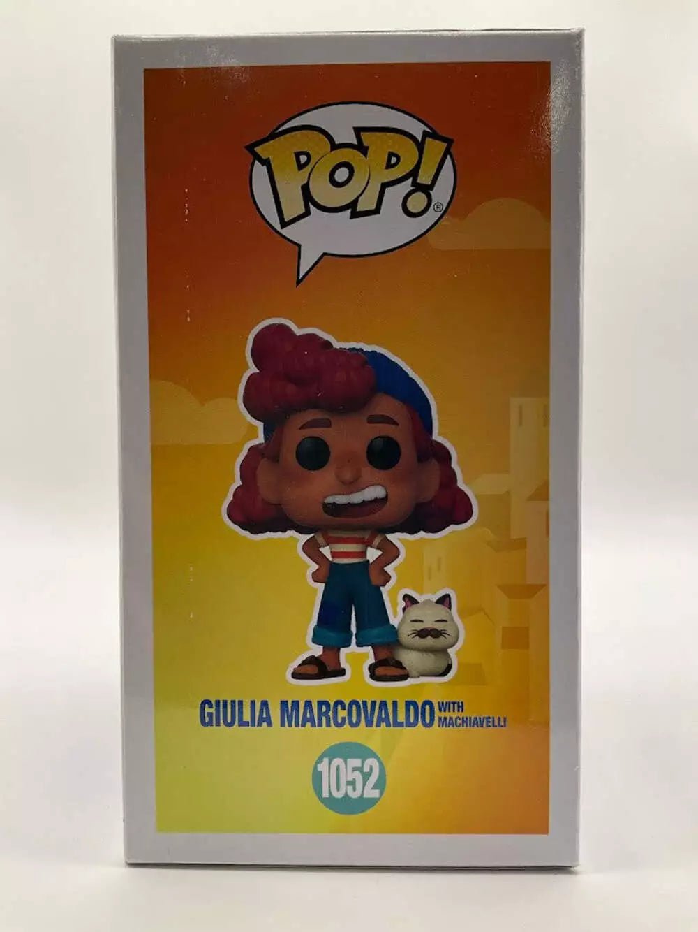 Giulia Marcovaldo with Machiavelli Funko Pop! Luca #1052 - Collector Store LLC