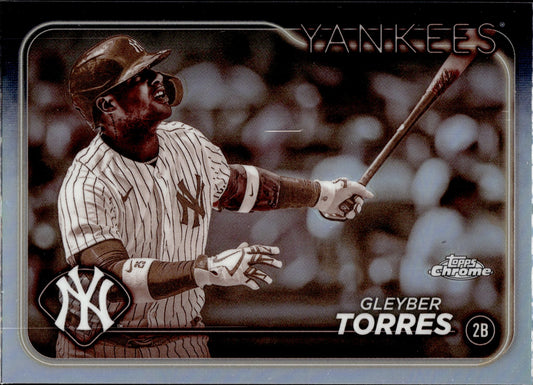 Gleyber Torres 2024 Topps Chrome Sepia Refractor 280 - Collector Store LLC