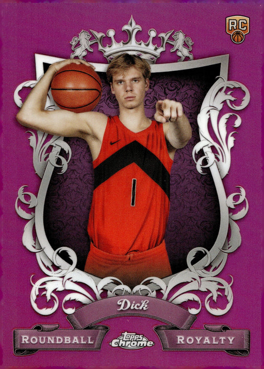 Gradey Dick 2024 Topps Chrome Roundball Royalty Pink Refractor RC #RR - 17 - Collector Store LLC