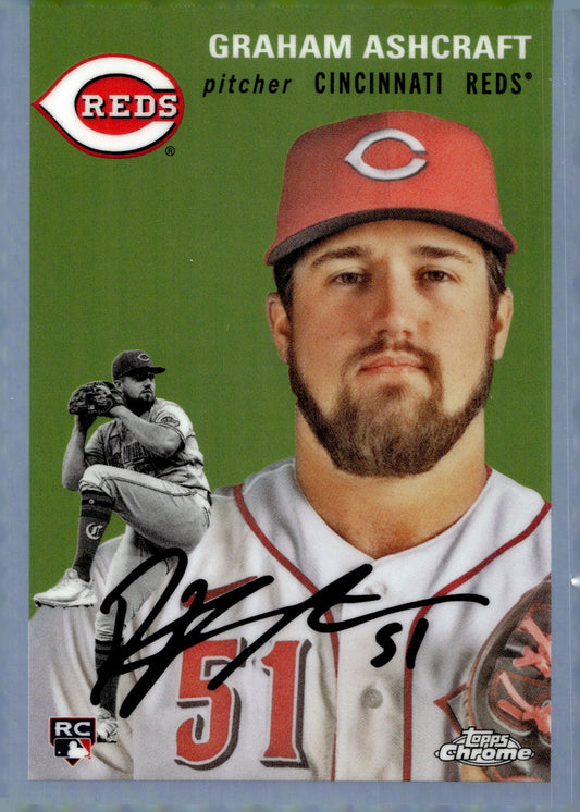 Graham Ashcroft 2023 Topps Chrome Platinum Refractor RC 74 - Collector Store LLC