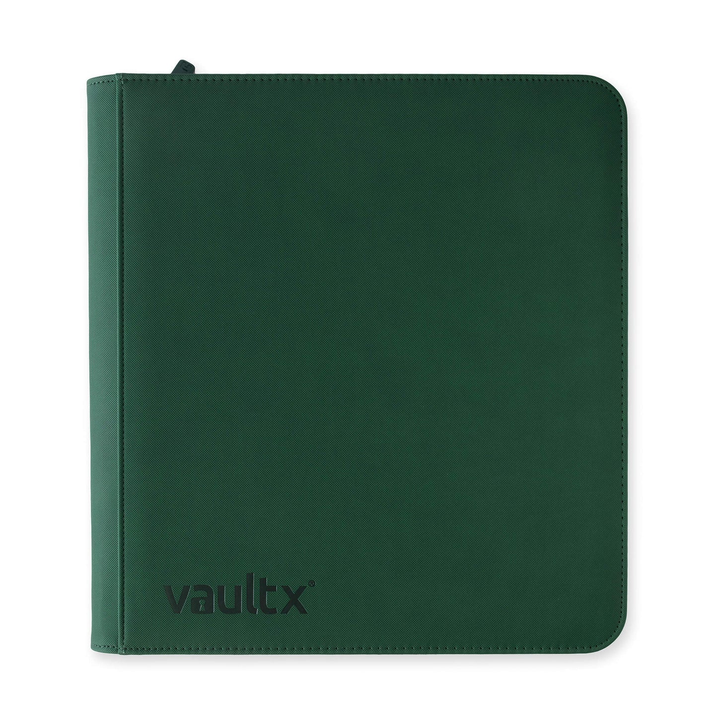 Vaultx 12-Pocket Exo-Tec Zip Binder - Forest Green